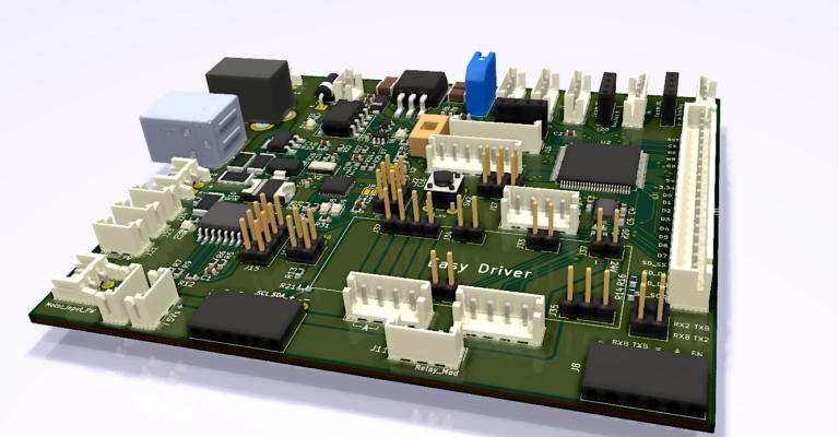 Custom Microcontroller based board for Autonomous Robot